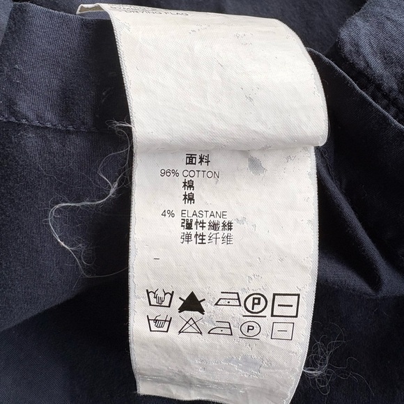 Emporio Armani Navy Casual Button Down Shirt | Medium - Picture 7 of 7